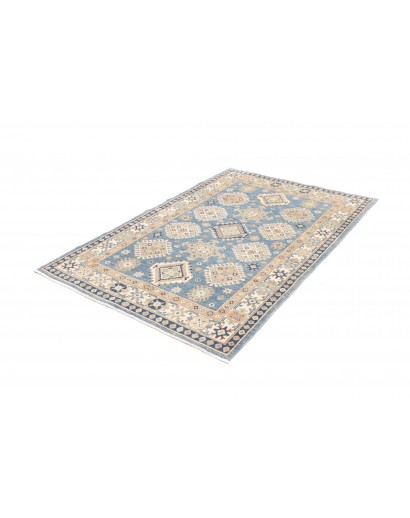 Tappeto Kazak Afghanistan beige grigio 123x182
