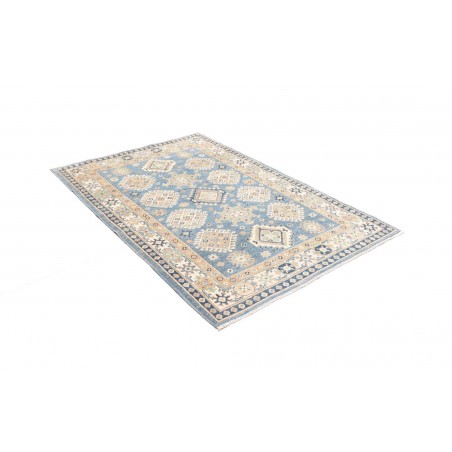 Tappeto Kazak Afghanistan beige grigio 123x182
