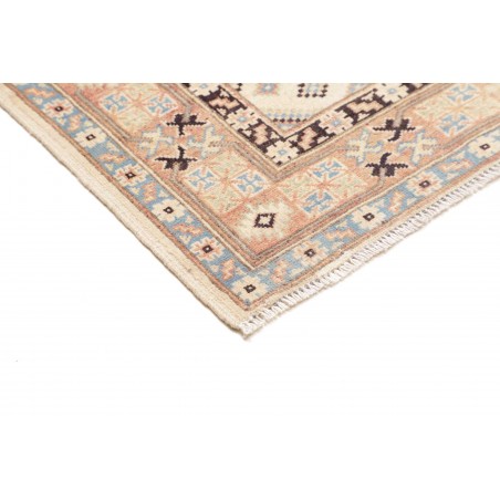 Tappeto Kazak Afghanistan bianco giallo 124x173