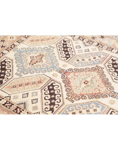 Tappeto Kazak Afghanistan bianco giallo 124x173