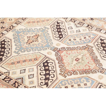 Tappeto Kazak Afghanistan bianco giallo 124x173