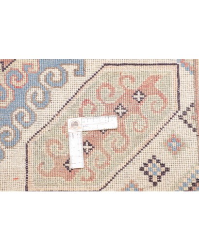 Tappeto Kazak Afghanistan bianco giallo 124x173