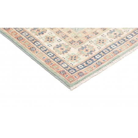 Tappeto Kazak Afghanistan beige azzurro 121x176