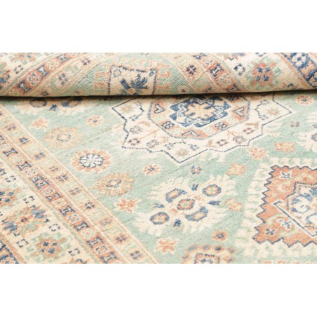 Tappeto Kazak Afghanistan beige azzurro 121x176