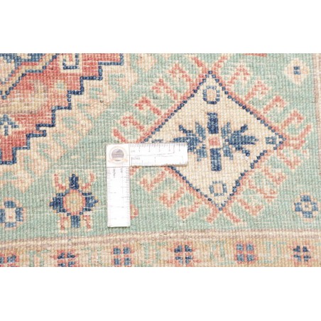 Tappeto Kazak Afghanistan beige azzurro 121x176