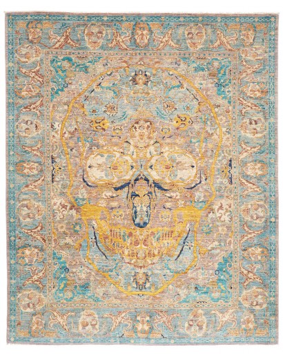 Tappeto Shahi Fine Pakistan marrone azzurro 206x250