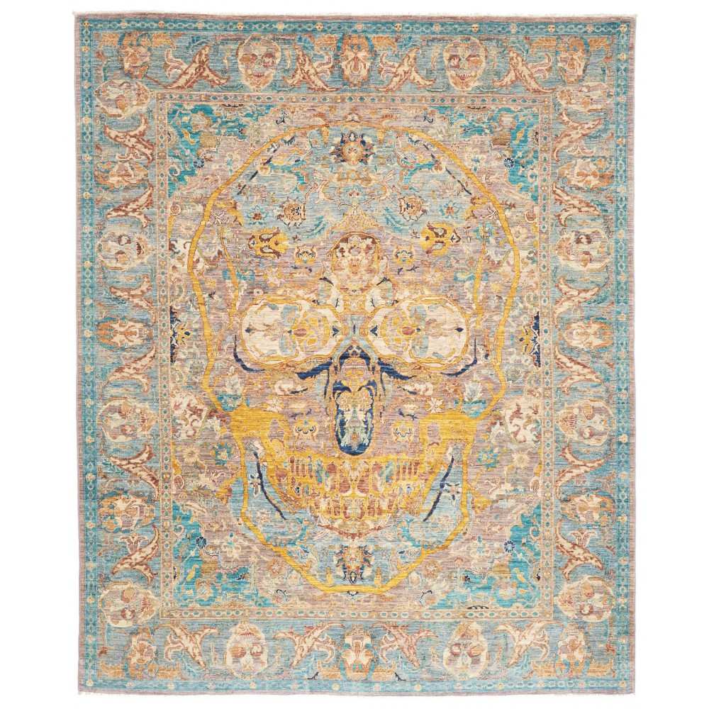 Tappeto Shahi Fine Pakistan marrone azzurro 206x250