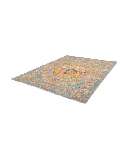 Tappeto Shahi Fine Pakistan marrone azzurro 206x250