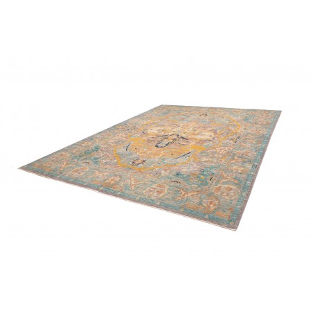 Tappeto Shahi Fine Pakistan marrone azzurro 279x371