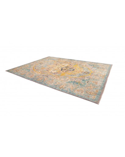 Tappeto Shahi Fine Pakistan marrone azzurro 279x371