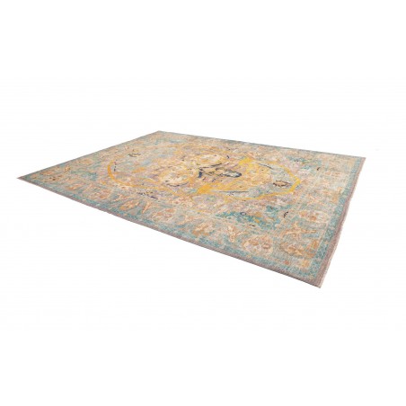 Tappeto Shahi Fine Pakistan marrone azzurro 279x371