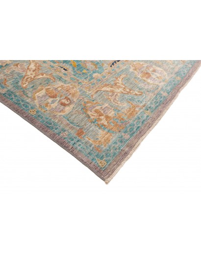 Tappeto Shahi Fine Pakistan marrone azzurro 279x371
