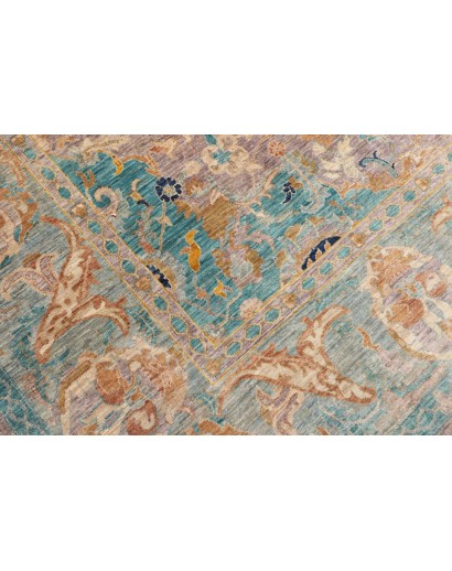 Tappeto Shahi Fine Pakistan marrone azzurro 279x371