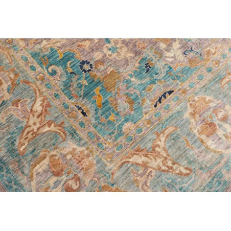 Tappeto Shahi Fine Pakistan marrone azzurro 279x371