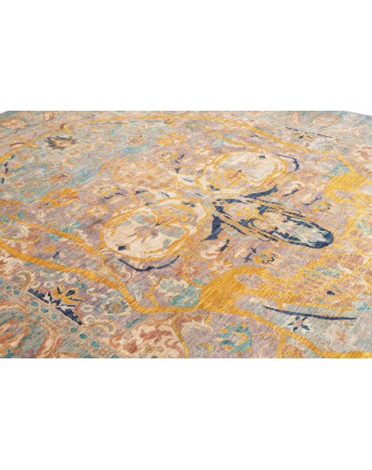 Tappeto Shahi Fine Pakistan marrone azzurro 279x371