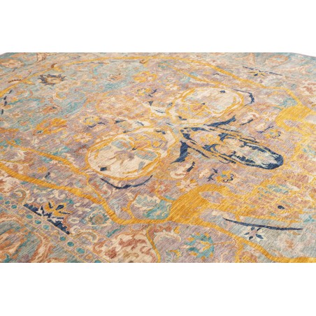 Tappeto Shahi Fine Pakistan marrone azzurro 279x371