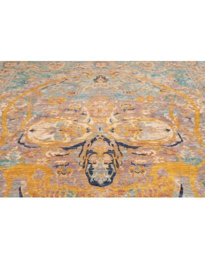 Tappeto Shahi Fine Pakistan marrone azzurro 279x371