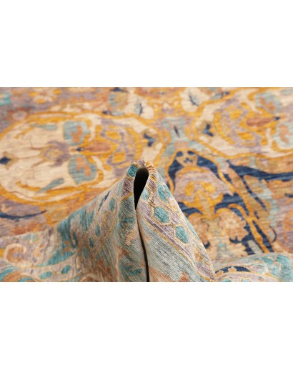 Tappeto Shahi Fine Pakistan marrone azzurro 279x371