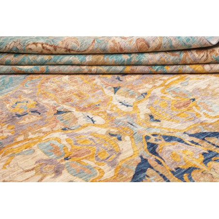 Tappeto Shahi Fine Pakistan marrone azzurro 279x371