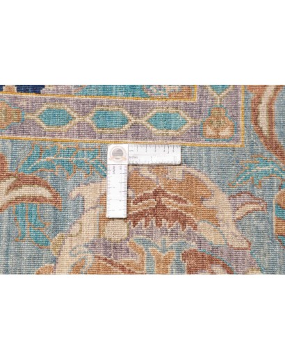 Tappeto Shahi Fine Pakistan marrone azzurro 279x371