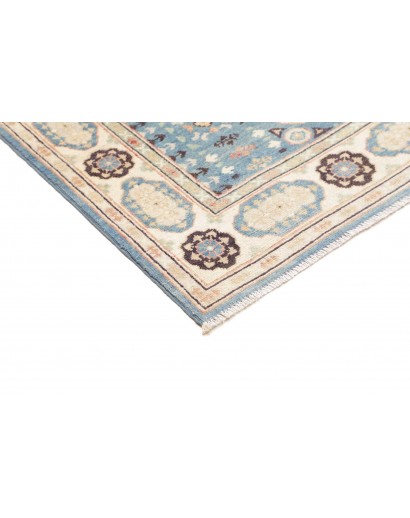 Tappeto Kazak Afghanistan beige azzurro 122x178