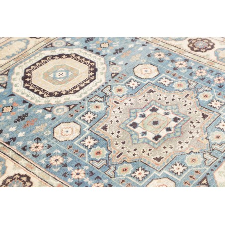 Tappeto Kazak Afghanistan beige azzurro 122x178