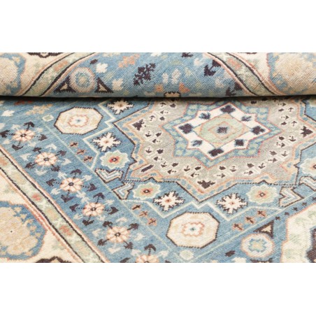 Tappeto Kazak Afghanistan beige azzurro 122x178