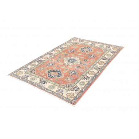 Tappeto Kazak Afghanistan marrone azzurro 115x173