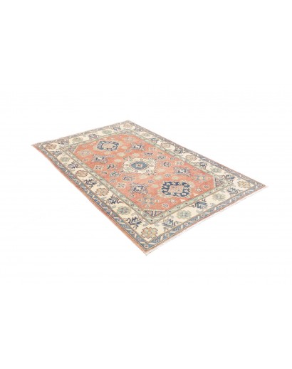 Tappeto Kazak Afghanistan marrone azzurro 115x173