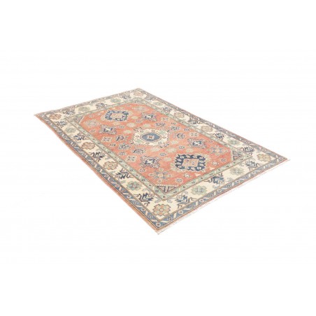 Tappeto Kazak Afghanistan marrone azzurro 115x173