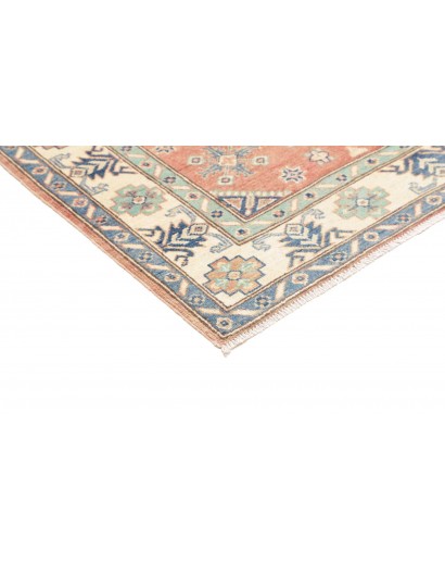 Tappeto Kazak Afghanistan marrone azzurro 115x173