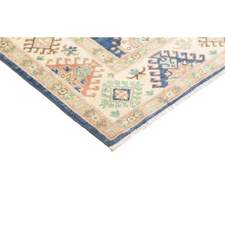 Tappeto Kazak Afghanistan bianco azzurro 173x240