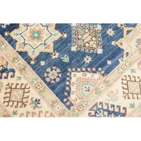 Tappeto Kazak Afghanistan bianco azzurro 173x240