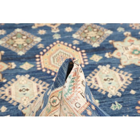 Tappeto Kazak Afghanistan bianco azzurro 173x240
