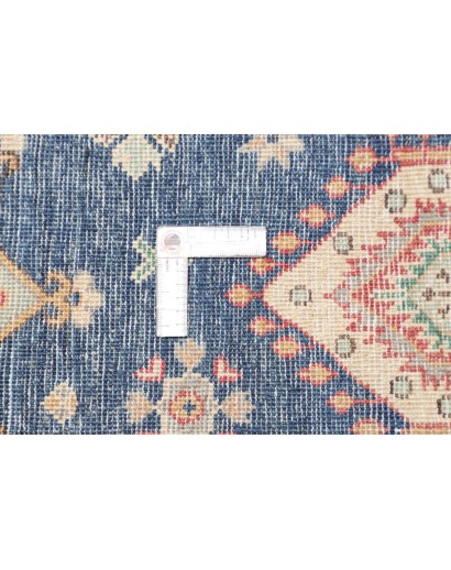 Tappeto Kazak Afghanistan bianco azzurro 173x240