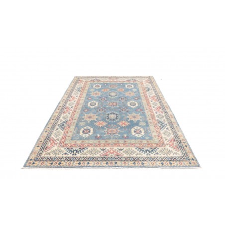 Tappeto Kazak Afghanistan beige azzurro 172x242