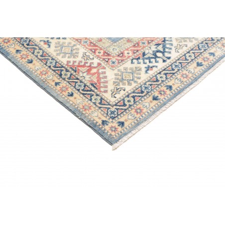 Tappeto Kazak Afghanistan beige azzurro 172x242