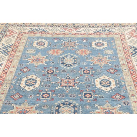 Tappeto Kazak Afghanistan beige azzurro 172x242