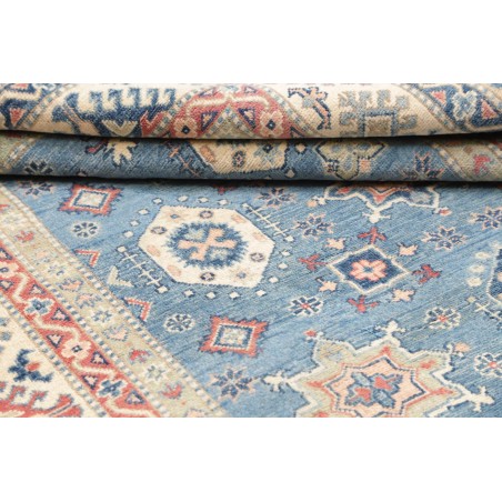 Tappeto Kazak Afghanistan beige azzurro 172x242