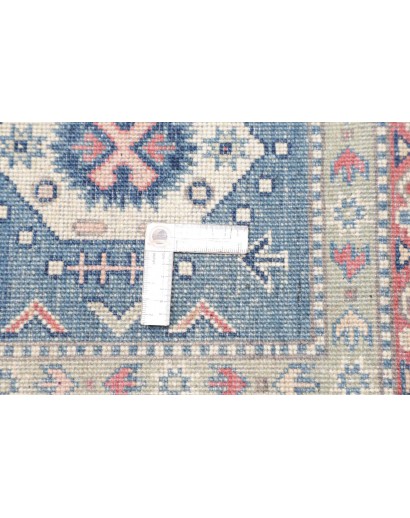 Tappeto Kazak Afghanistan beige azzurro 172x242