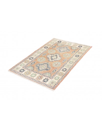 Tappeto Kazak Afghanistan beige giallo 82x123