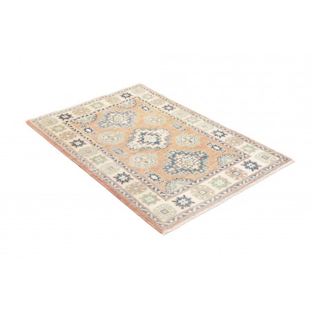 Tappeto Kazak Afghanistan beige giallo 82x123