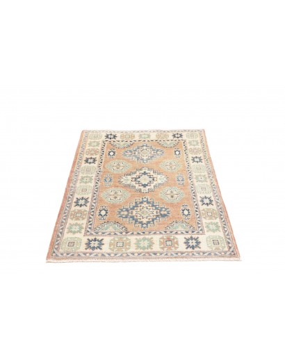 Tappeto Kazak Afghanistan beige giallo 82x123