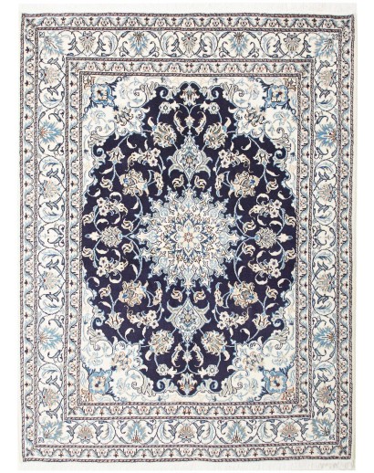 Tappeto Nain Kashmar Persia grigio 150x200