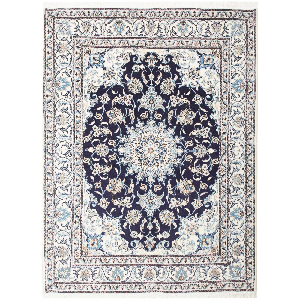 Tappeto Nain Kashmar Persia grigio 150x200 Tappeto Nain Kashmar Persia grigio 150x200