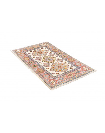Tappeto Kazak Afghanistan bianco marrone 78x124