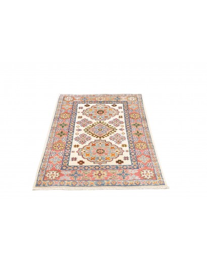 Tappeto Kazak Afghanistan bianco marrone 78x124