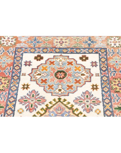 Tappeto Kazak Afghanistan bianco marrone 78x124