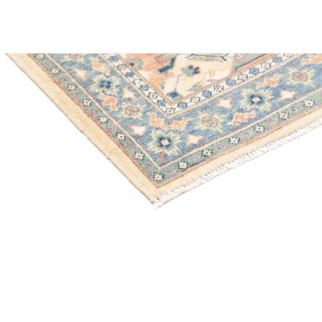 Tappeto Kazak Afghanistan beige azzurro 80x126