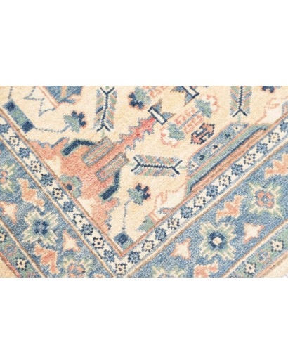 Tappeto Kazak Afghanistan beige azzurro 80x126